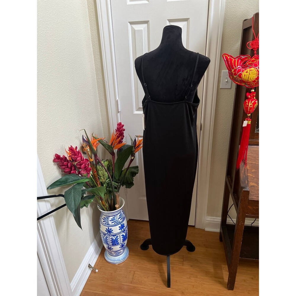 NWT Something Navy Essential Slip Dress NWT large black - Picture 5 of 10